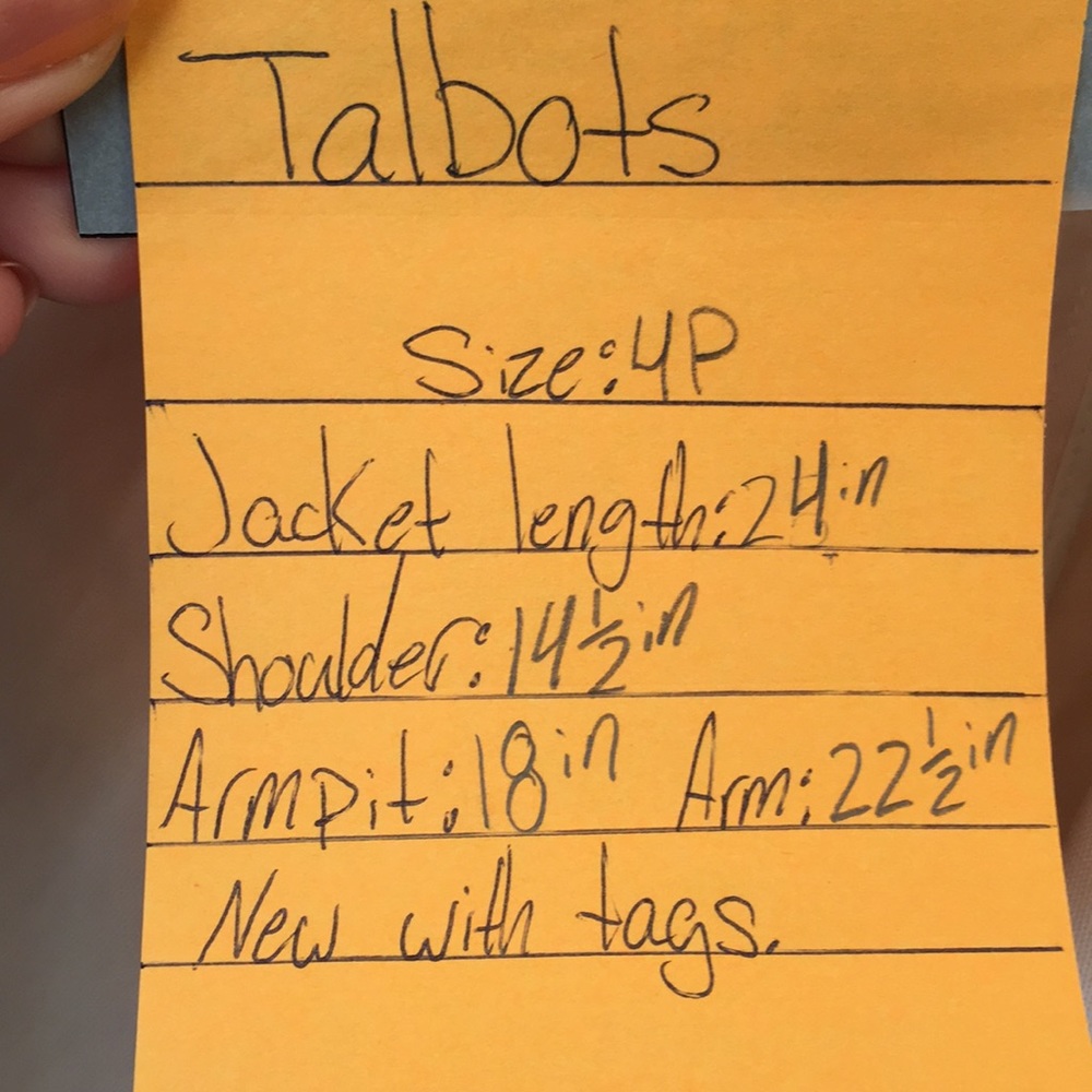 Talbots blazer - Picture 7 of 7